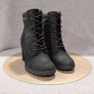 Timberland Black Lace-Up Boots